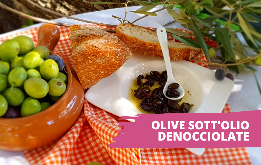 Olive sott’olio denocciolate