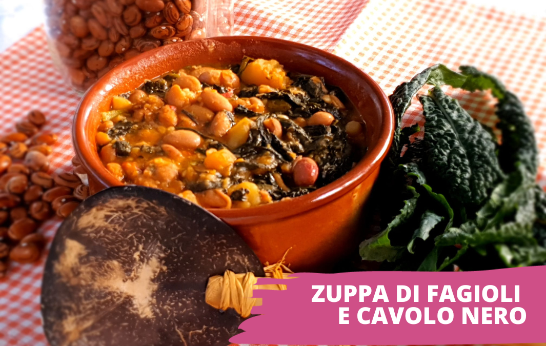 Zuppa di fagioli e cavolo nero