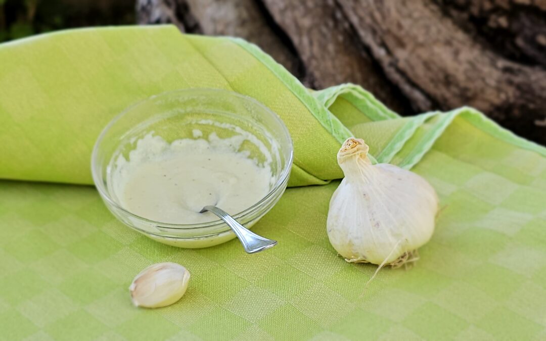 crema di aglio con latte